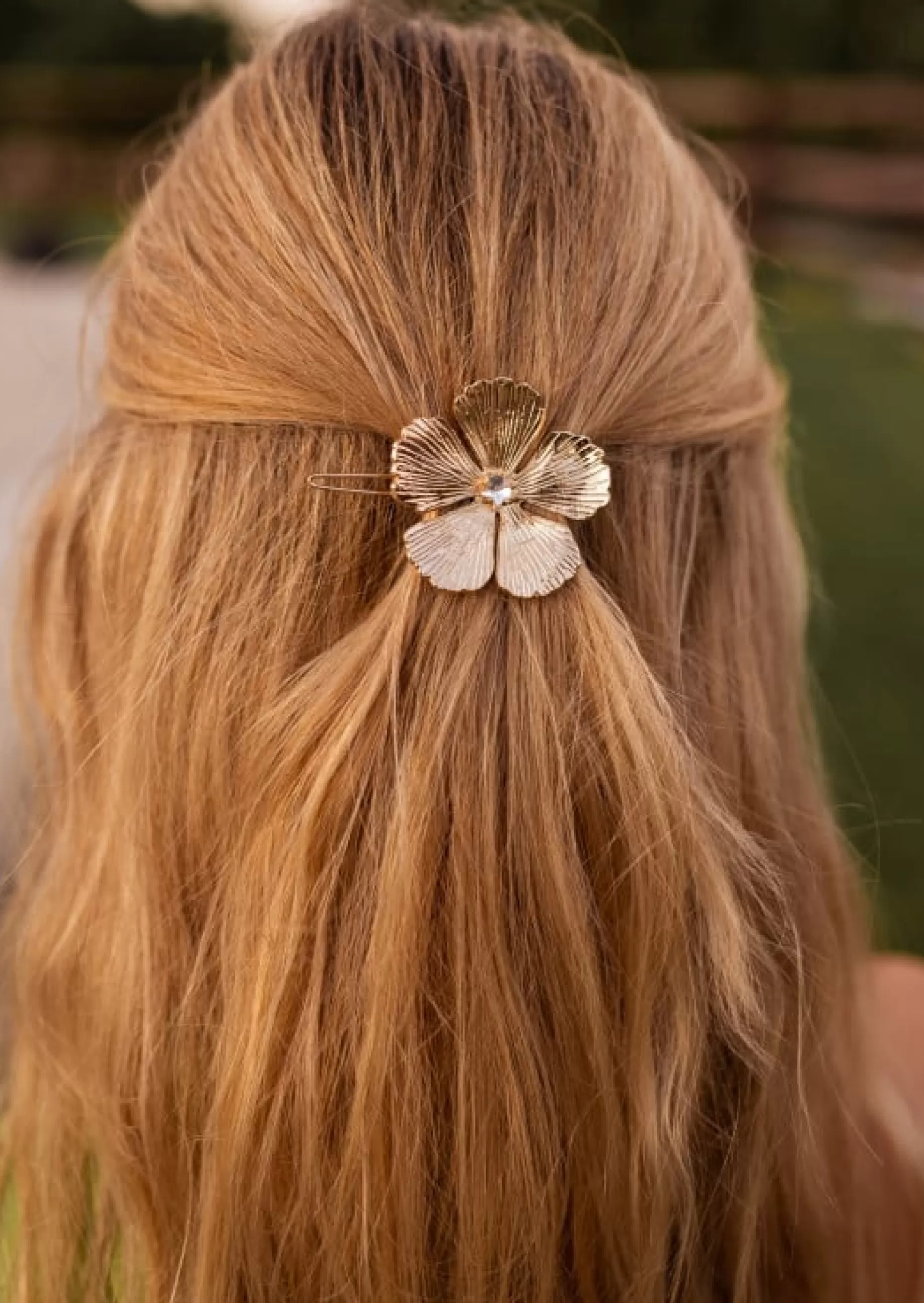 Best Barrette Fleur Dorée - Accessoires & Bijoux Easy Clothes Accessoires Cheveux