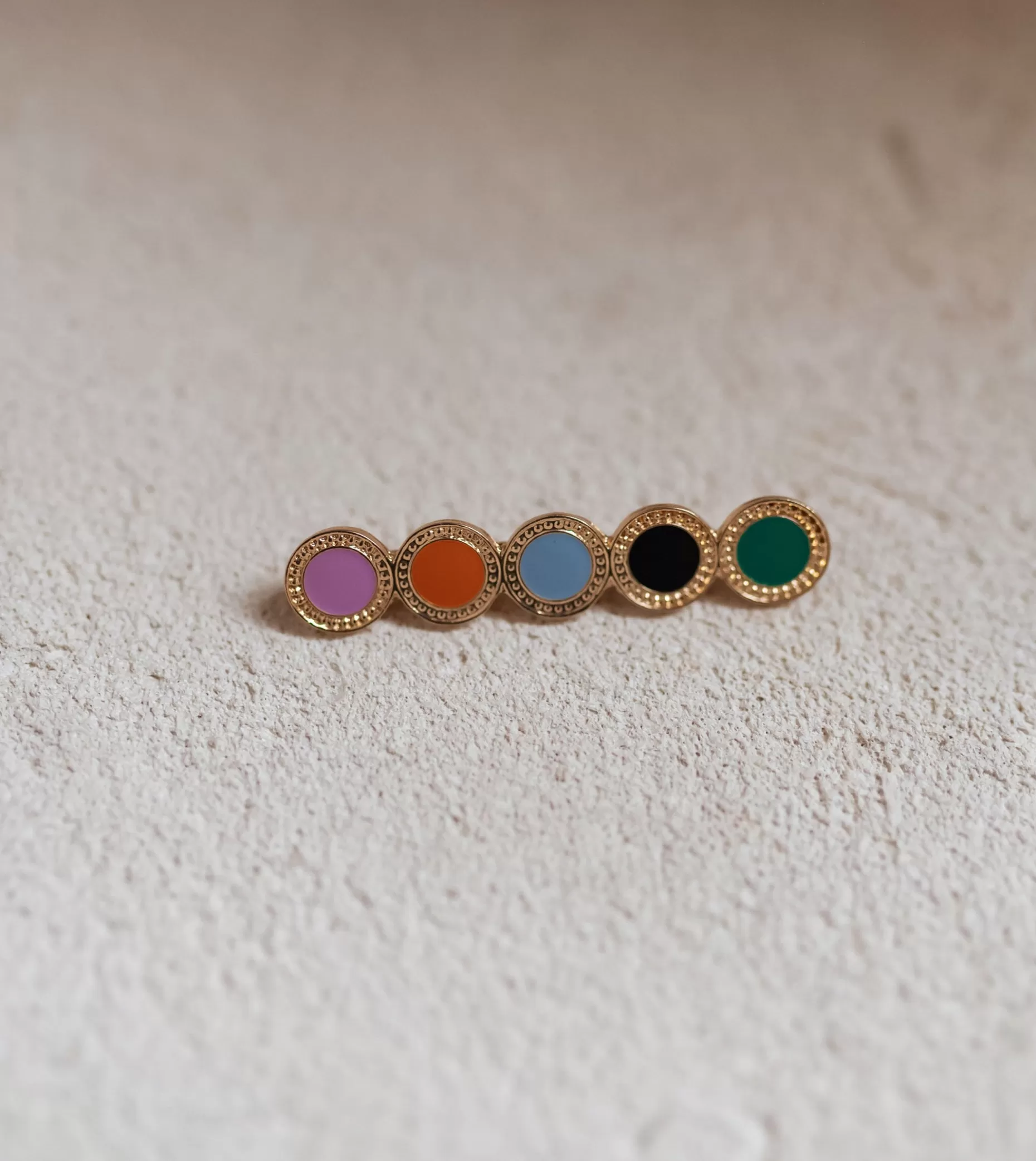 Flash Sale Barrette Styla - dorée et multicoloreEasy Clothes Accessoires Cheveux