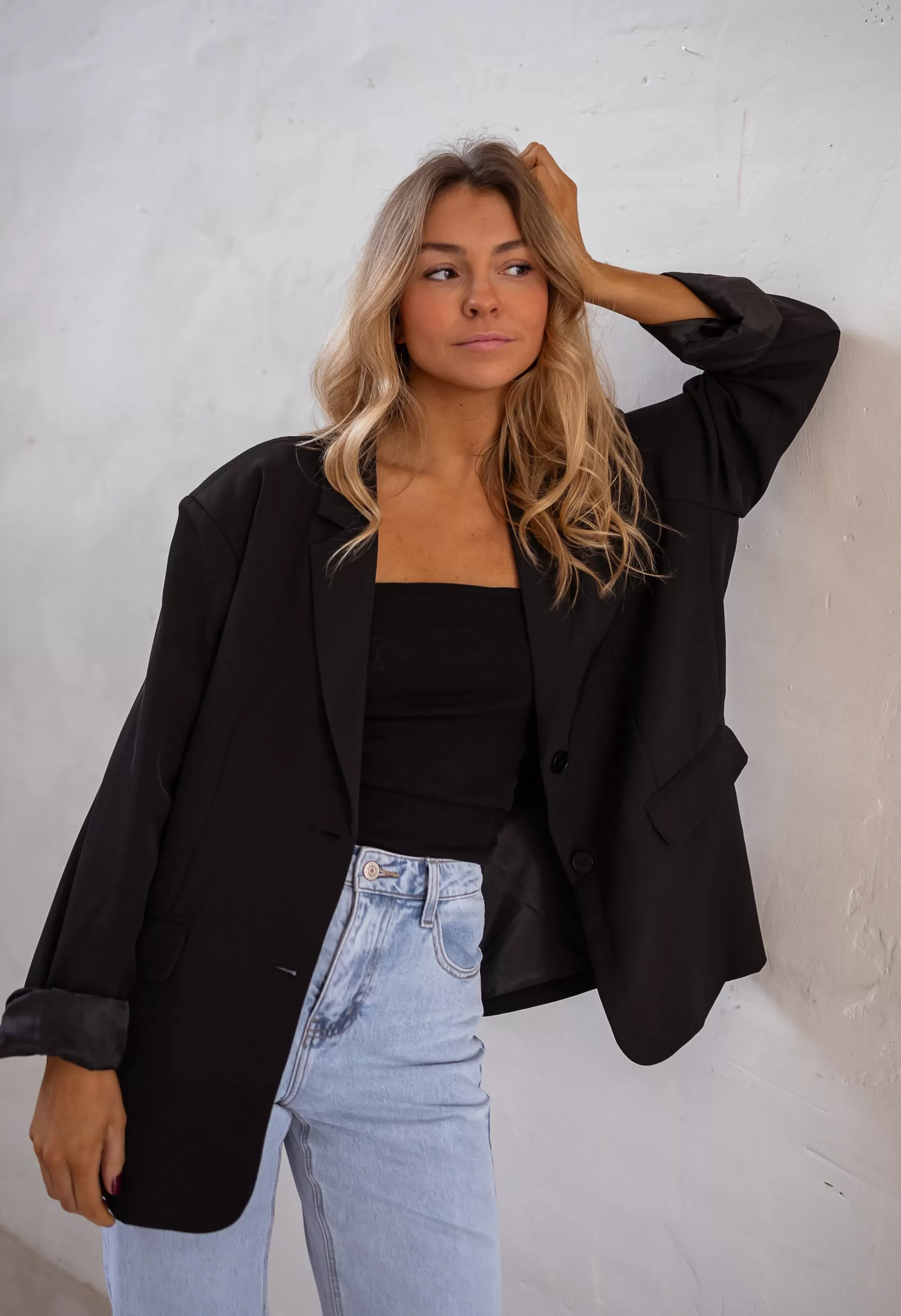 Cheap Blazer Cassie - Noir - EpaulettesEasy Clothes Femme Blazers