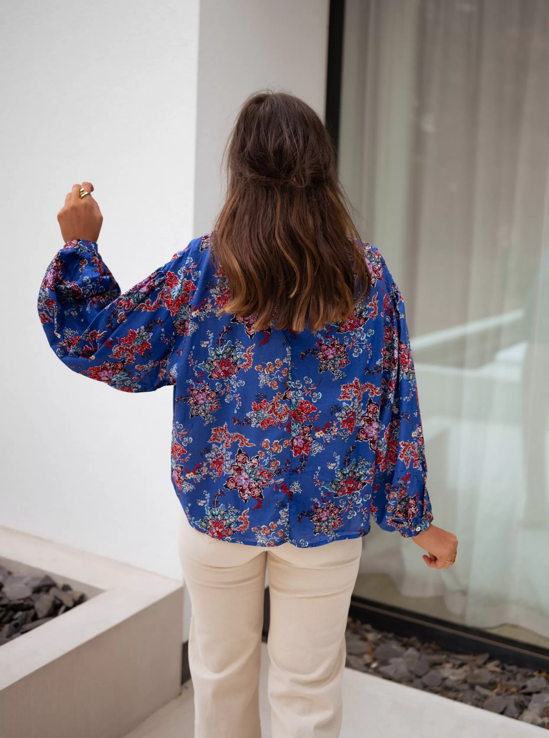 Store Blouse Divna - bleueEasy Clothes Femme Chemisiers & Blouses