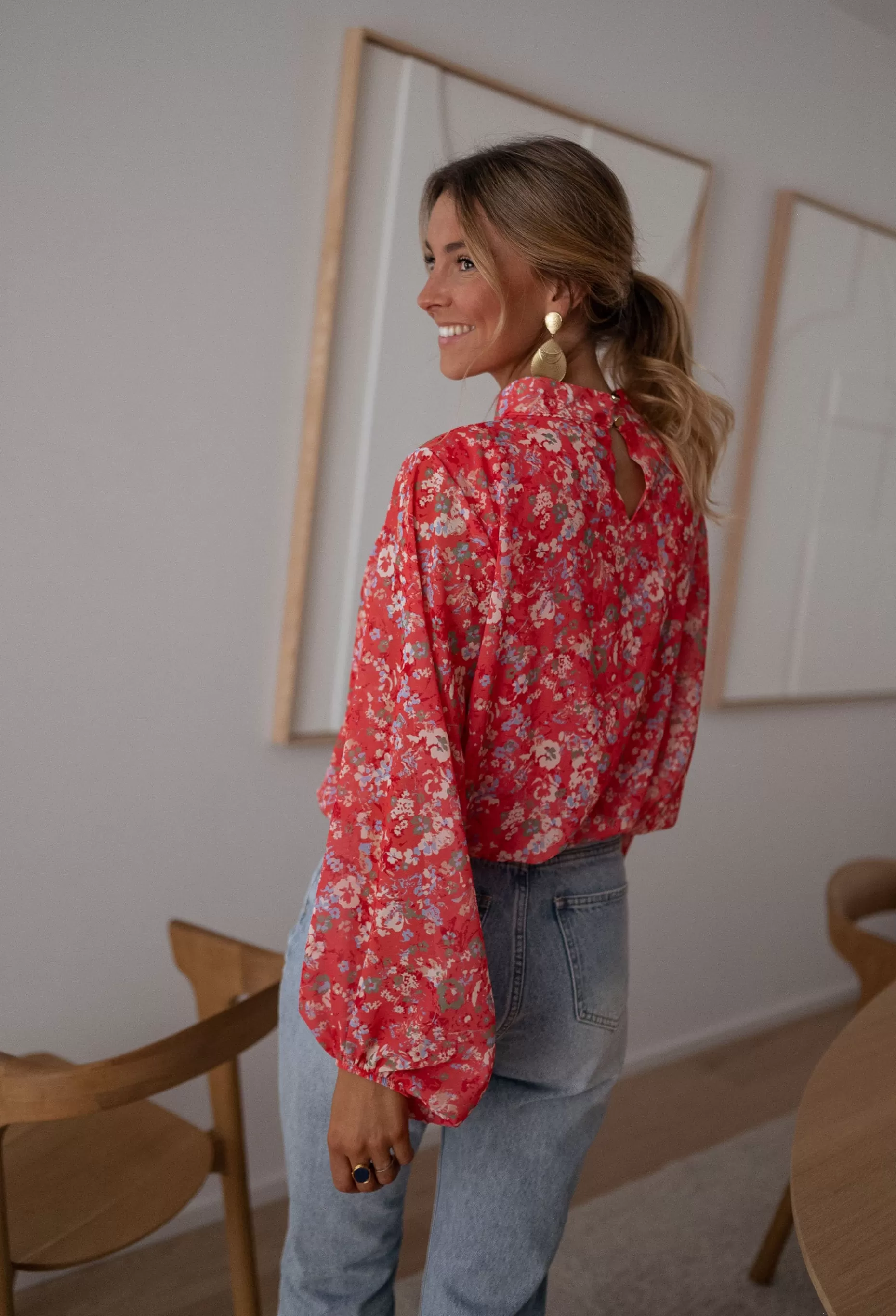 Cheap Blouse Doma - corail à fleursEasy Clothes Femme Chemisiers & Blouses