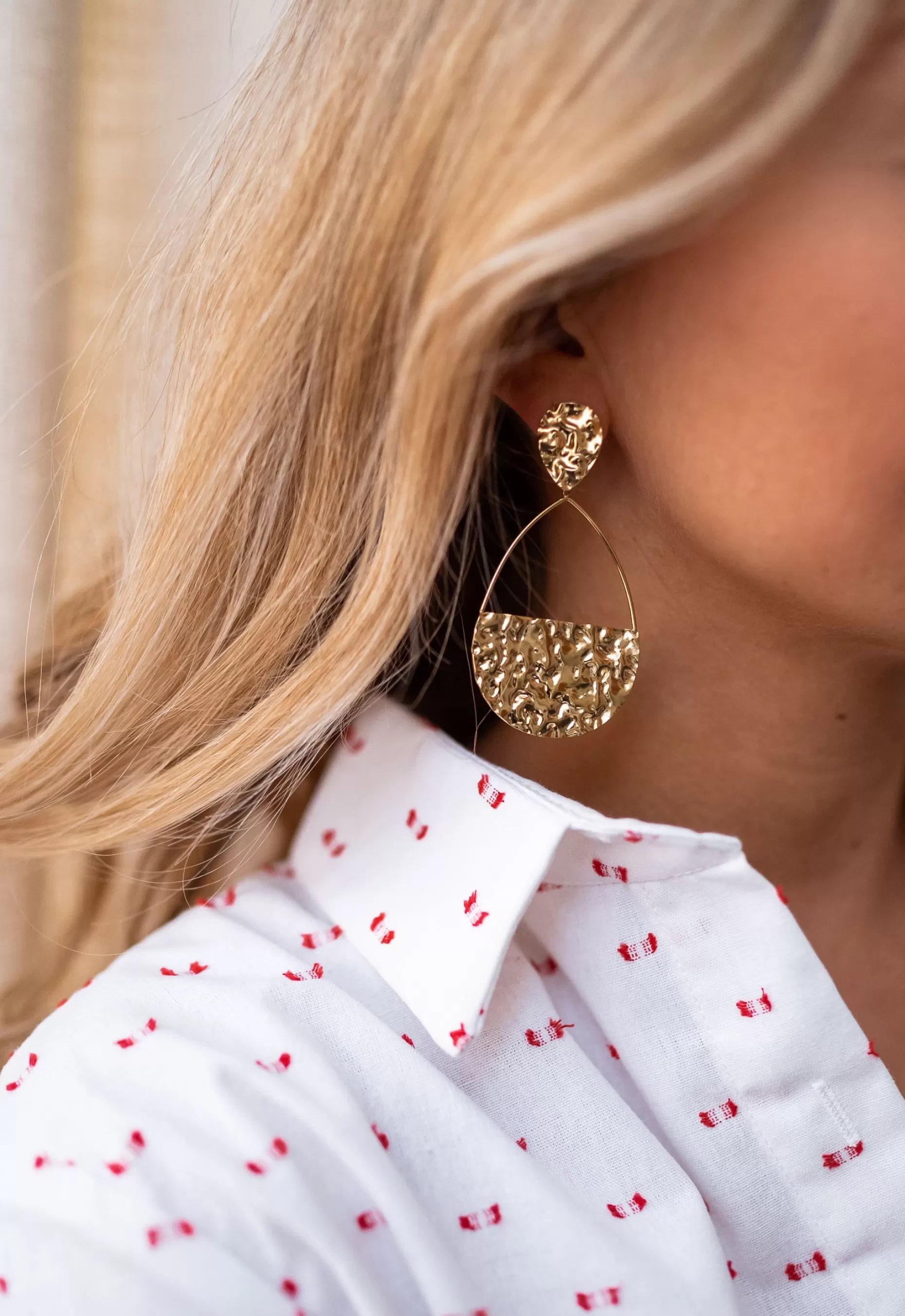 Flash Sale Boucles d’oreilles Nisa - doréesEasy Clothes Boucles d'oreilles