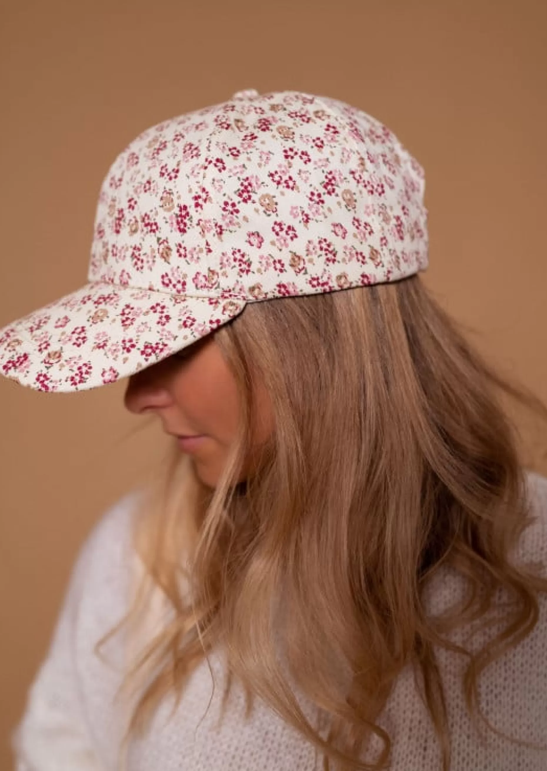 Online Casquettes Écrue à Fleurs | Fanou | Accessoires Easy Clothes Accessoires Cheveux