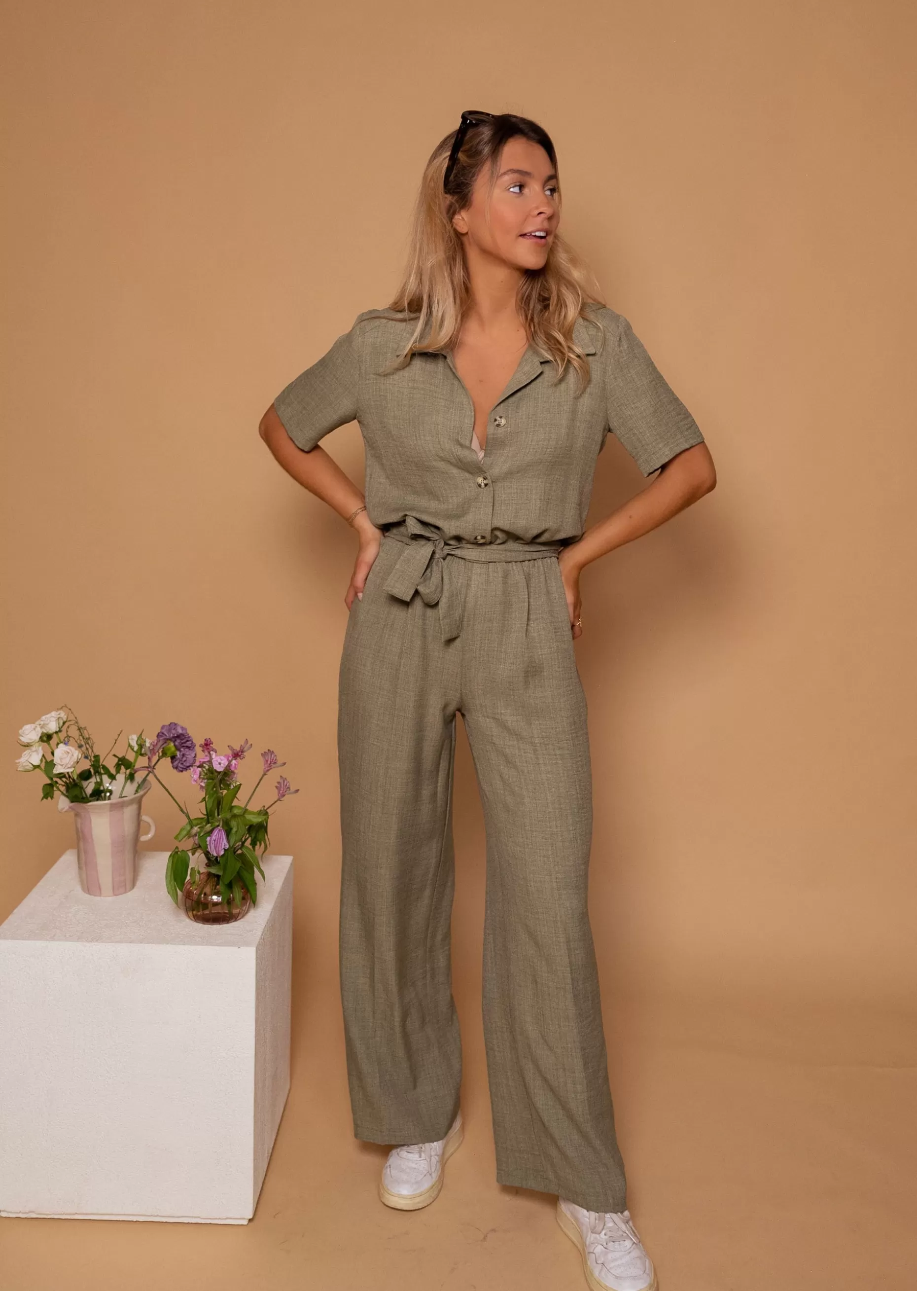 Clearance Combinaison Deby | Kaki | Vêtements Femme | Easy Clothes Femme Combinaisons