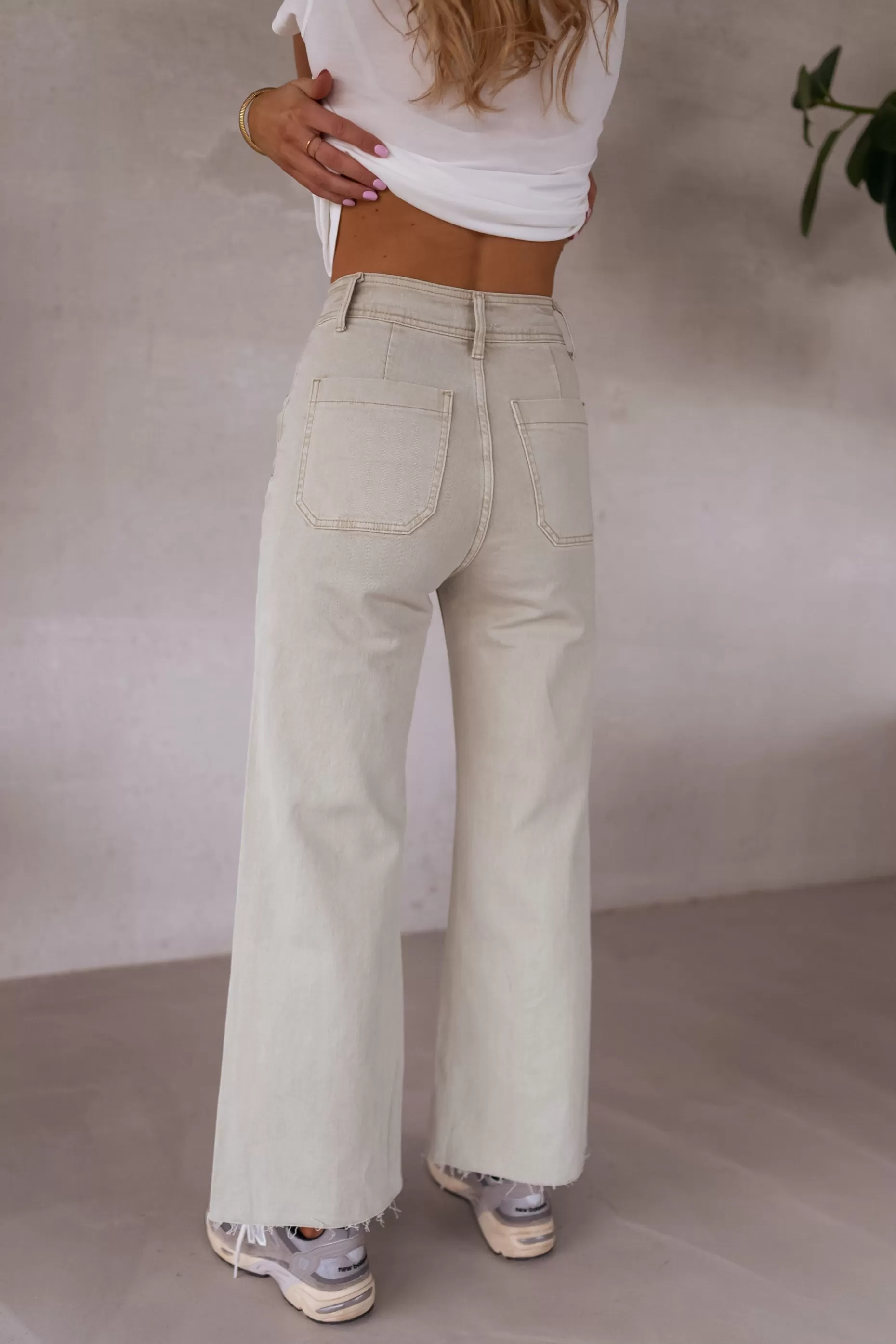 New Jeans Bastian - vert clairEasy Clothes Femme Jeans