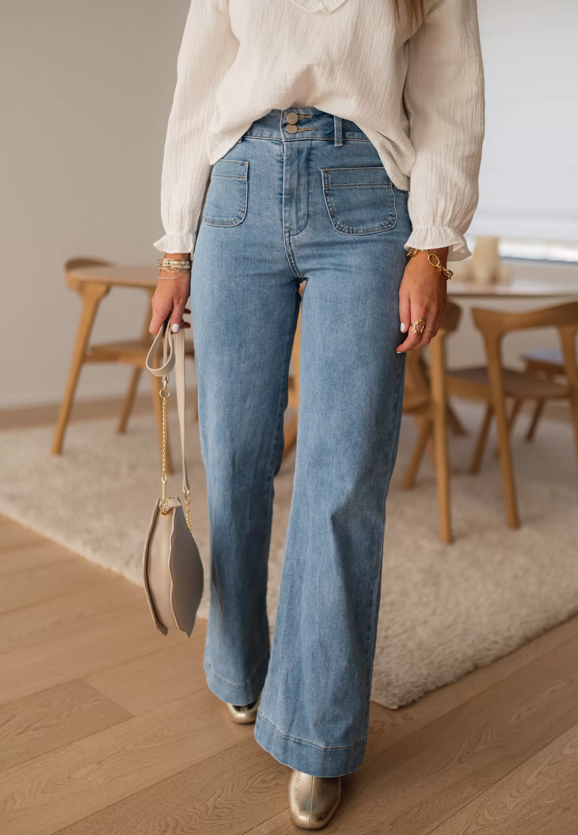 Sale Jeans Hugues - bleu clairEasy Clothes Femme Jeans