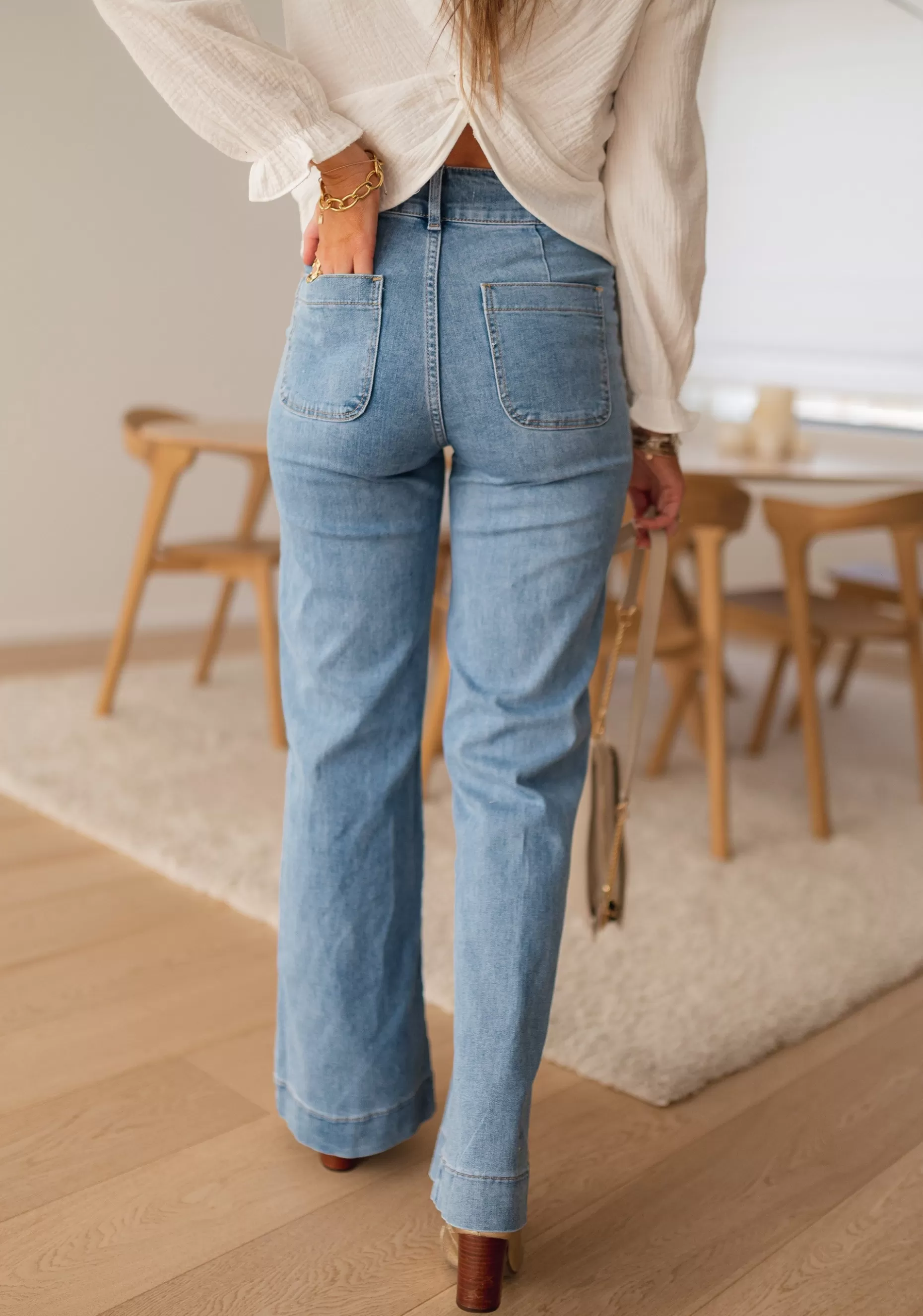 Sale Jeans Hugues - bleu clairEasy Clothes Femme Jeans