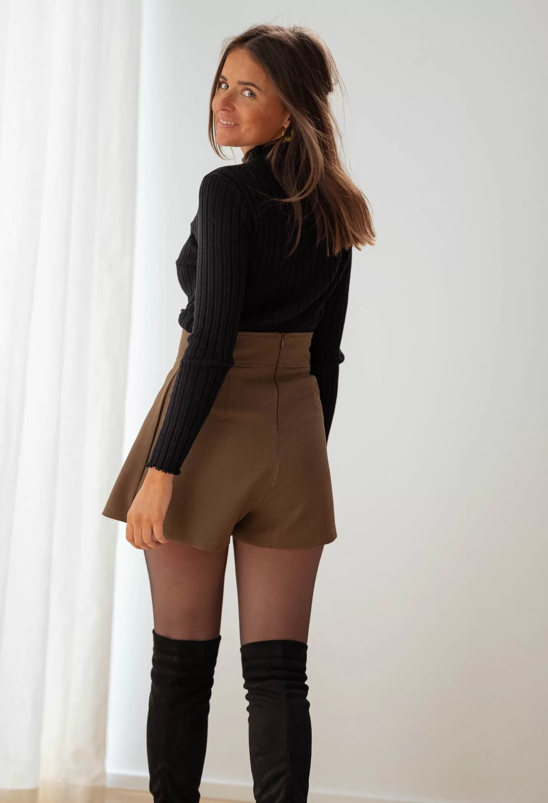 Sale Jupe-short Amélia - chocolatEasy Clothes Femme Jupes & Shorts