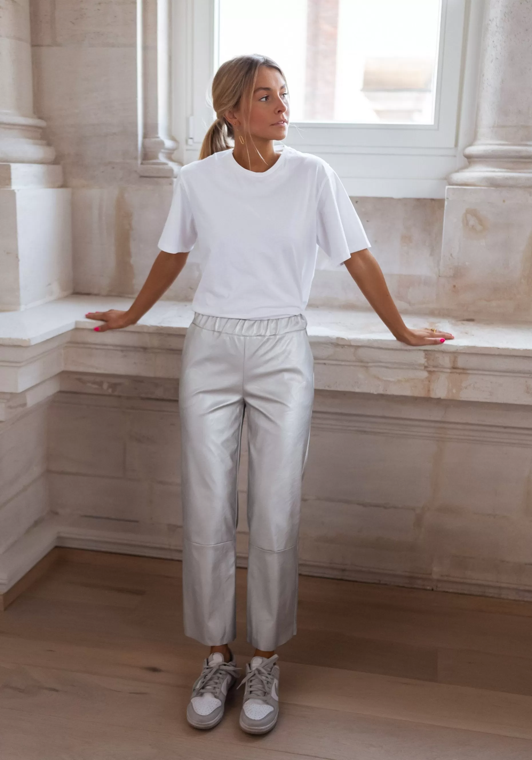 Flash Sale Pantalon Victoire - argentéEasy Clothes Femme Pantalons