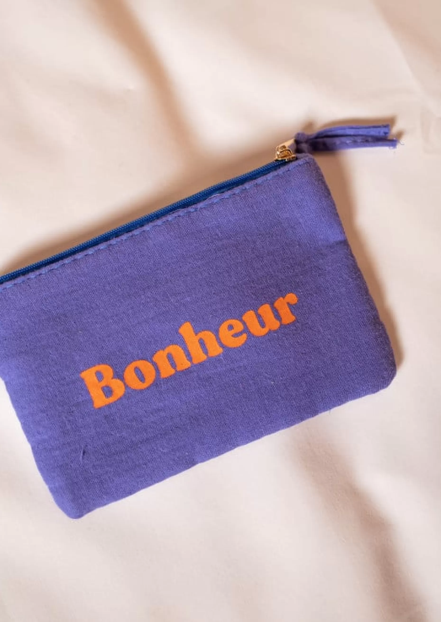 Shop Pochette Bonheur - Bleue - Accessoires Easy Clothes Sacs & Pochettes