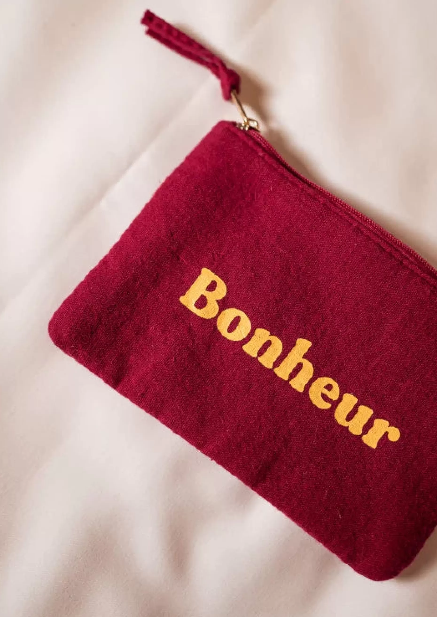 Fashion Pochette Bonheur - Bordeaux - Accessoires Easy Clothes Sacs & Pochettes