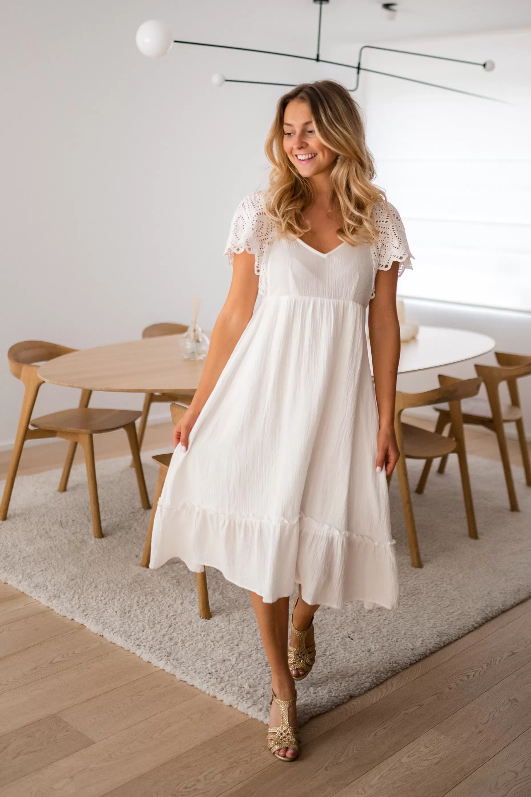 Shop Robe Bridget - écruEasy Clothes Femme Robes