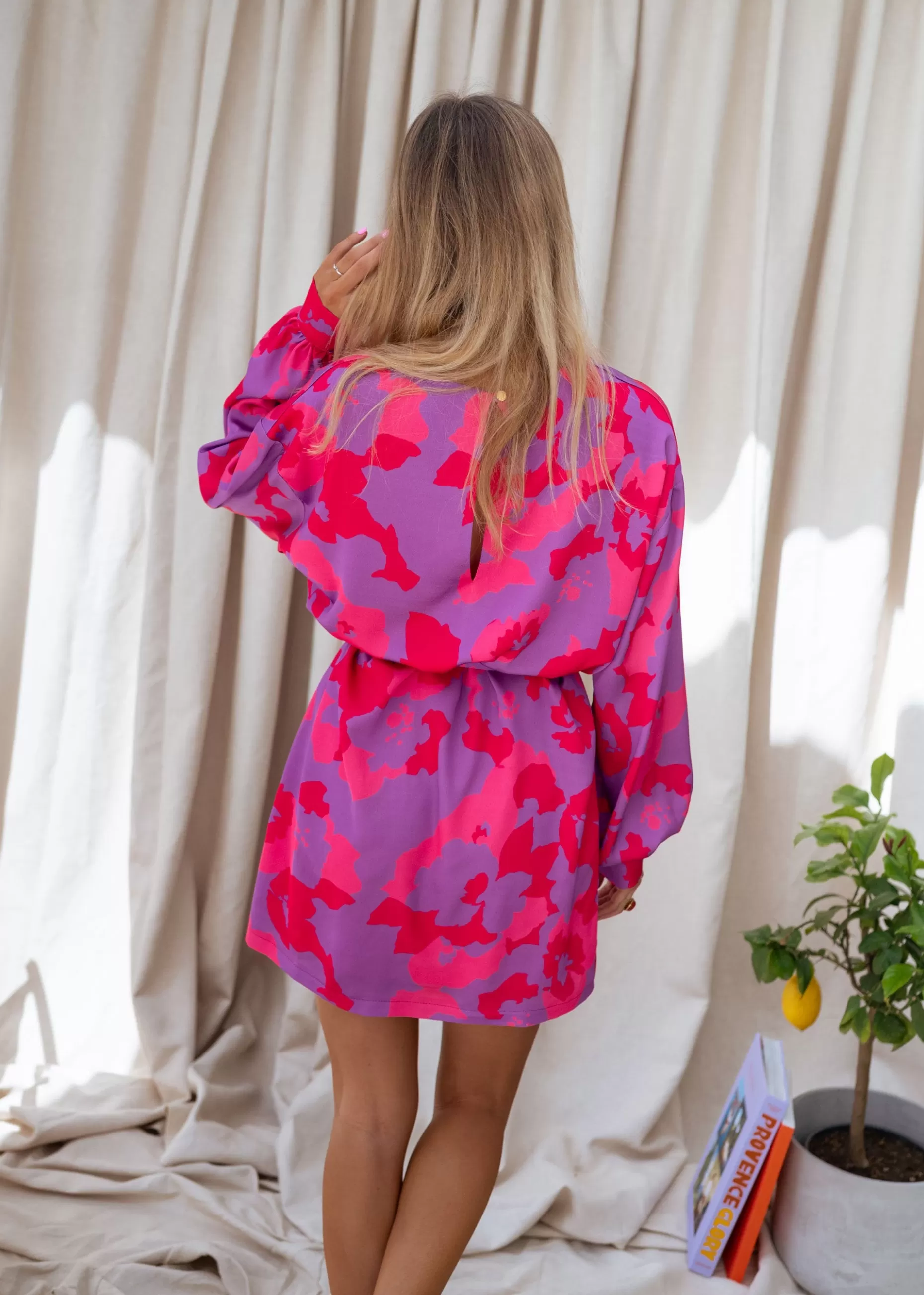 Flash Sale Robe Dalmi CREATION - rose à fleursEasy Clothes Femme Robes