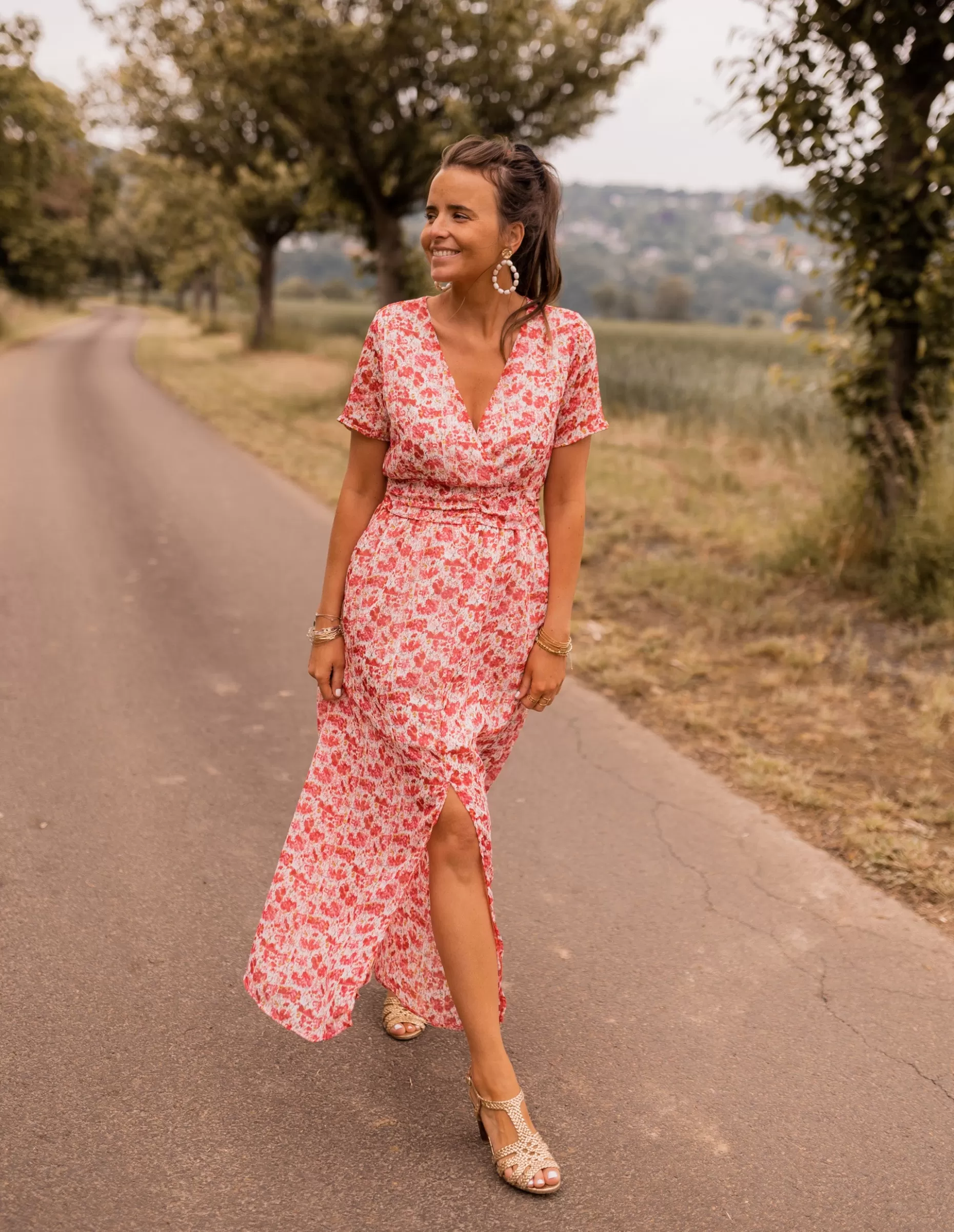 Flash Sale Robe Lilou - à fleursEasy Clothes Femme Robes