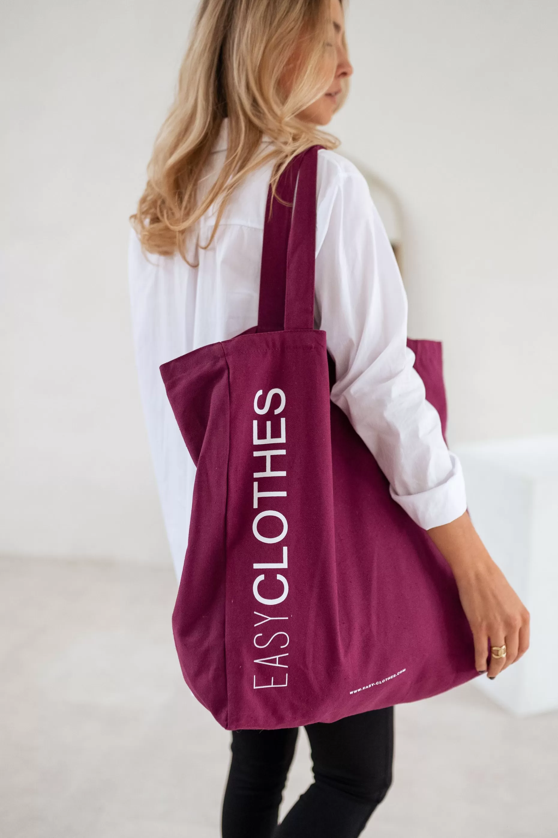 Clearance Tote bag EASY CLOTHES - bordeauxEasy Clothes Sacs & Pochettes